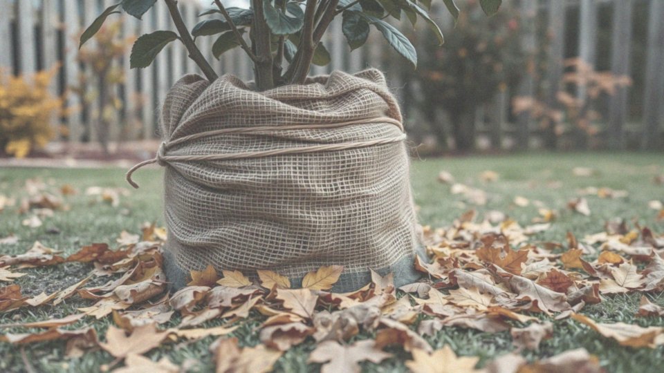 Jakie materiały są najlepsze do przykrycia pnia róży?