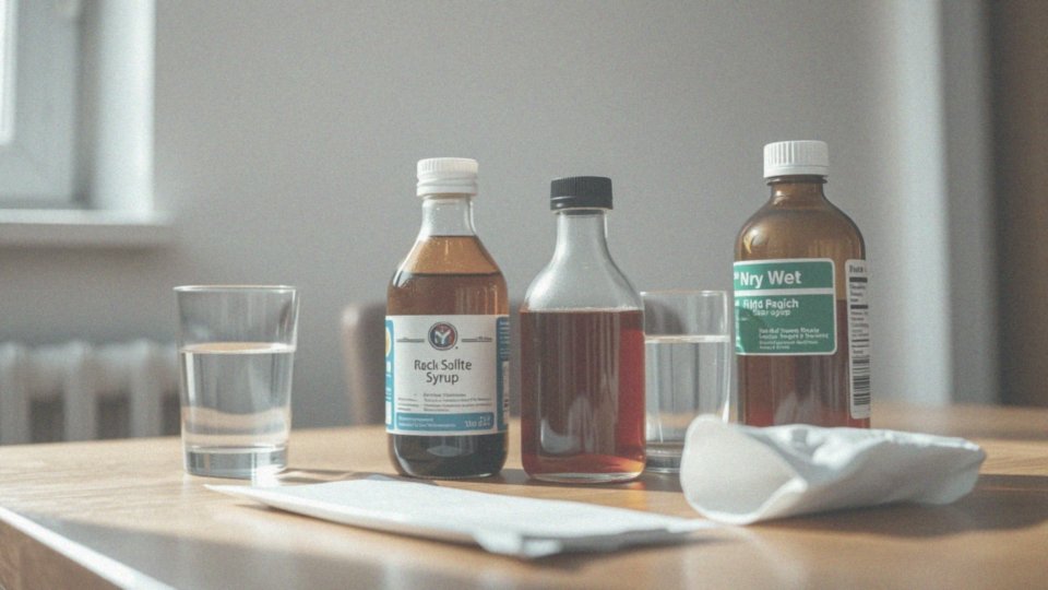 Jakie są różnice między syropami na kaszel suchy i mokry?