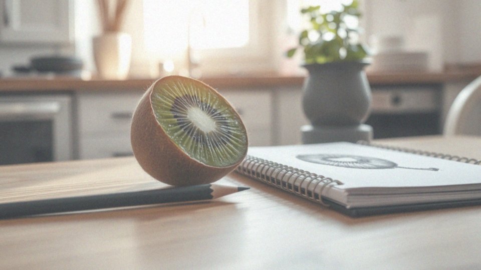Jak narysować kiwi i jego charakterystyczną skórkę?