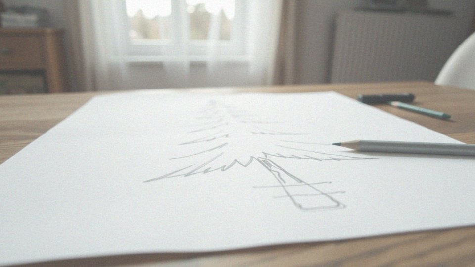 Jak narysować dolną część choinki?