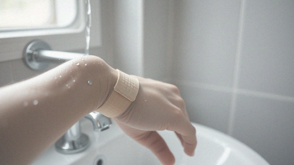 Jak ciepła woda ułatwia usuwanie plastrów?