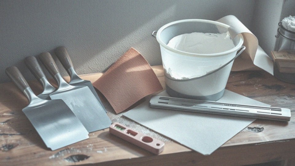 Jakie narzędzia są potrzebne do aplikacji gipsu szpachlowego?