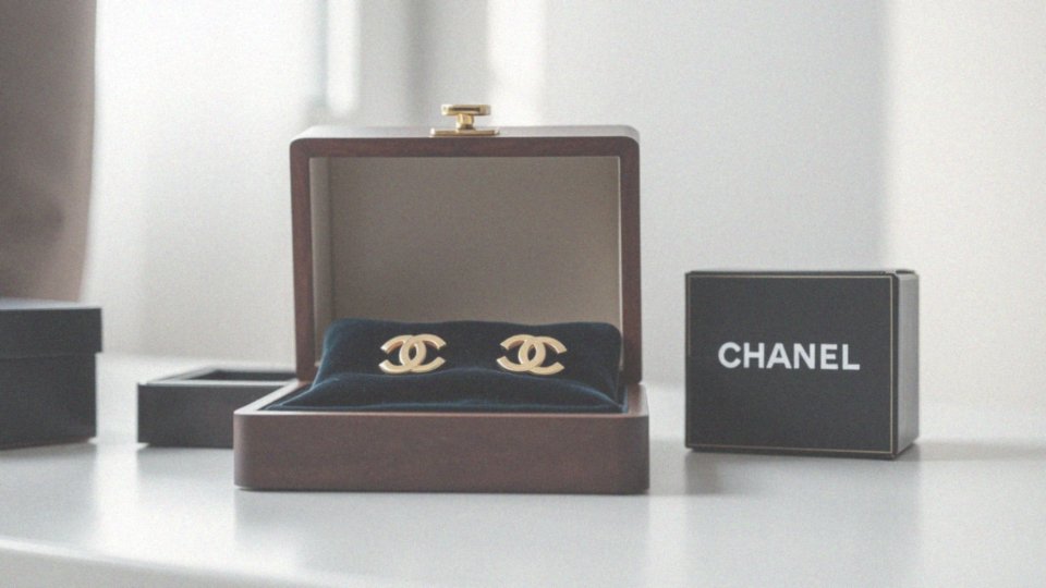 Jakie są różnice między nowymi a używanymi kolczykami Chanel złotymi?