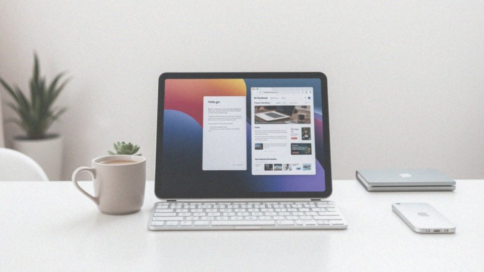 Jak iPad umożliwia wielozadaniowość?