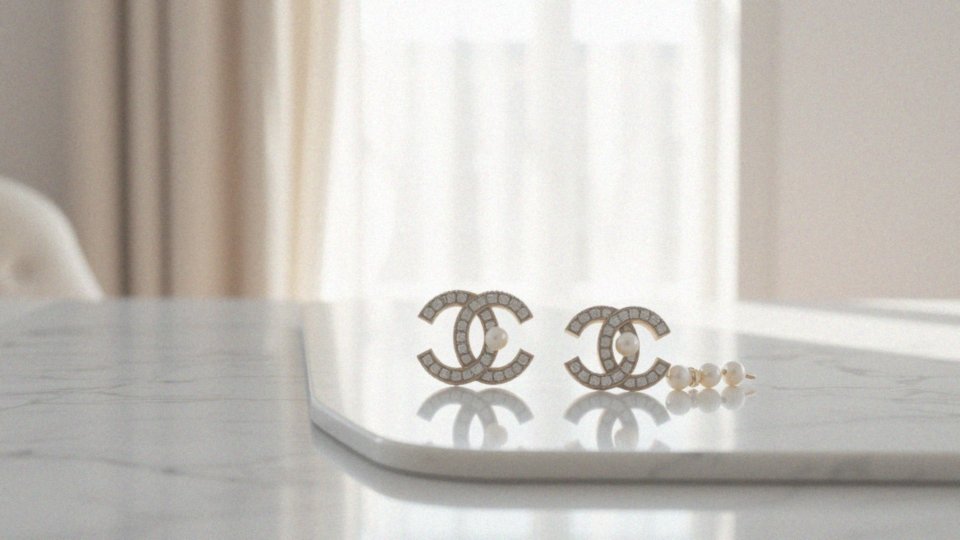 Jakie symbole projektowe są charakterystyczne dla kolczyków Chanel?